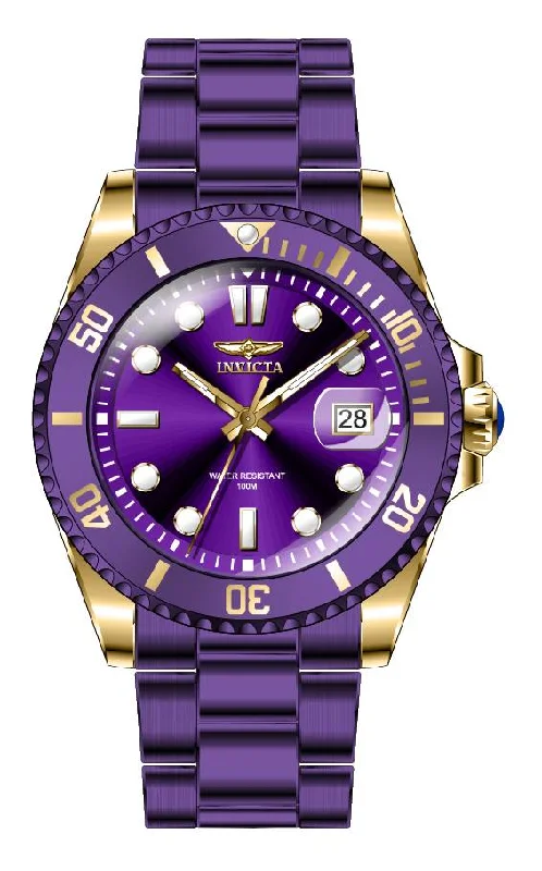 watch with GMT function -  Band For Invicta Pro Diver  Lady 46692