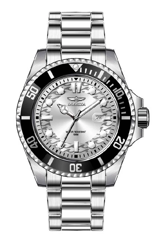 watch with white strap -  Band For Invicta Pro Diver  Lady 46719