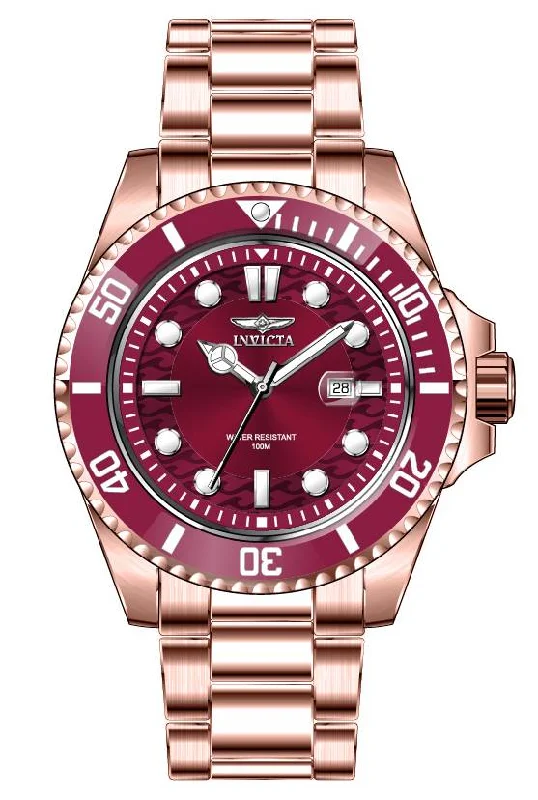 watch with hybrid dial -  Band For Invicta Pro Diver  Lady 46721