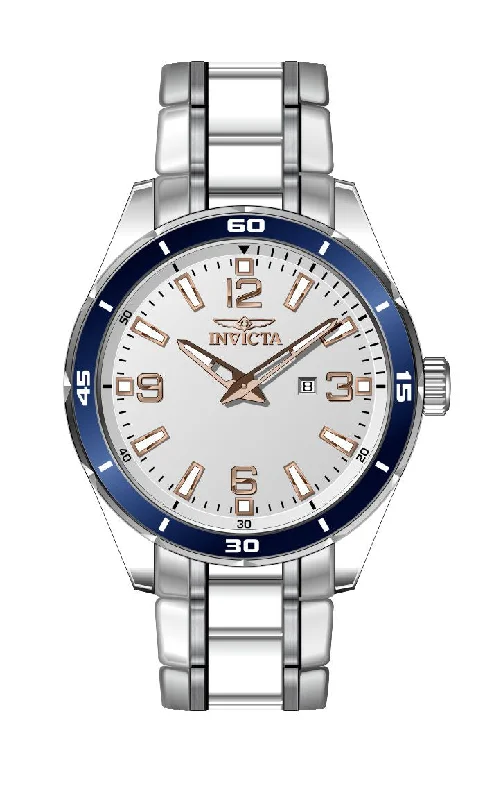 watch with annual calendar -  Band For Invicta Pro Diver  Men 46666