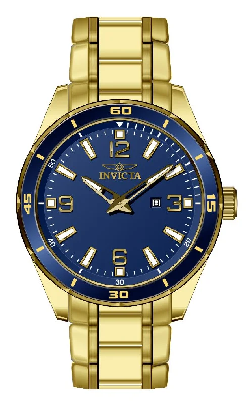 watch with durable glass -  Band For Invicta Pro Diver  Men 46674