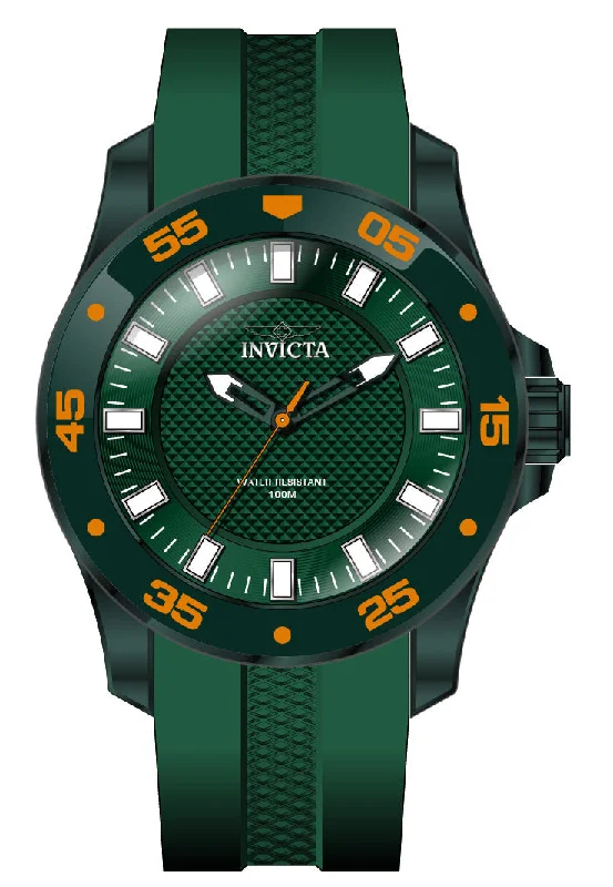 watch with gray bezel -  Band For Invicta Pro Diver  Men 46761