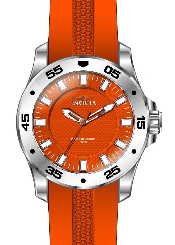 watch with yellow strap -  Band For Invicta Pro Diver  Men 46768