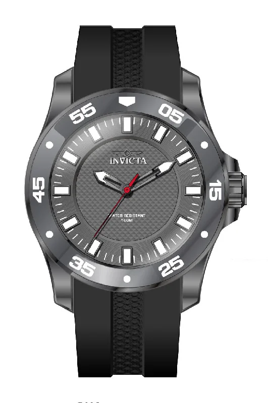 watch with sporty strap -  Band For Invicta Pro Diver  Men 46770