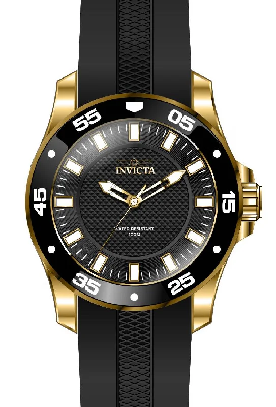 watch with elegant bezel -  Band For Invicta Pro Diver  Men 46771