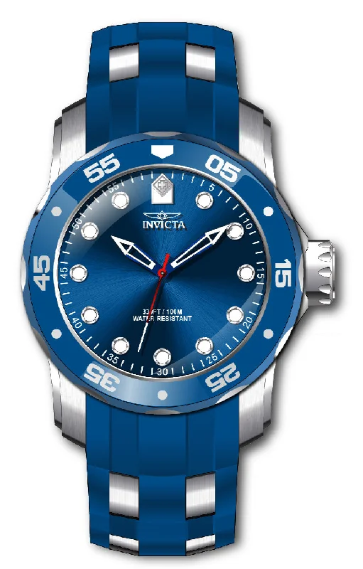 watch with thin bezel -  Band For Invicta Pro Diver  Men 46817