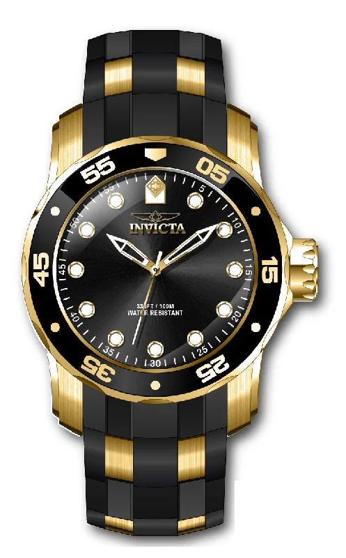 watch with rotating bezel -  Band For Invicta Pro Diver  Men 46818