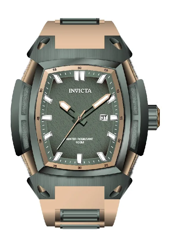 watch with sporty hands -  Band For Invicta S1 Rally  Men 46751