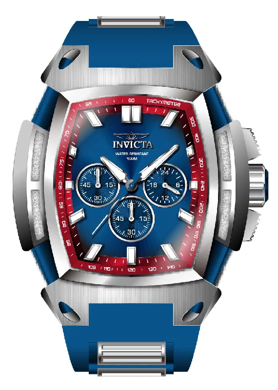 watch with classic hands -  Band For Invicta S1 Rally  Men 46777