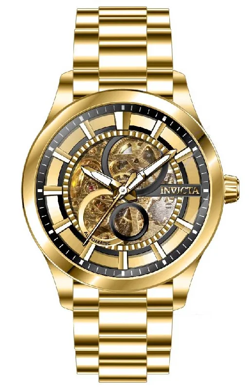 watch with unique dial -  Band For Invicta Specialty  Men 46734