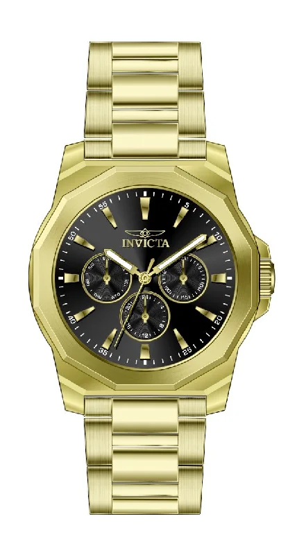 watch with yellow gold -  Band For Invicta Speedway  Men 46849