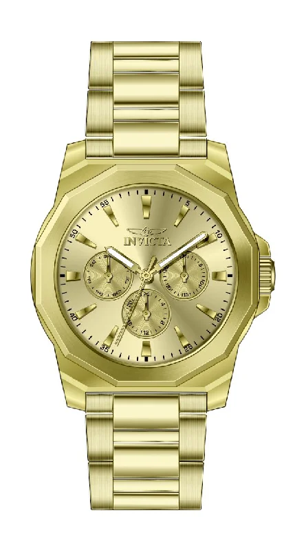 watch with gold finish -  Band For Invicta Speedway  Men 46855