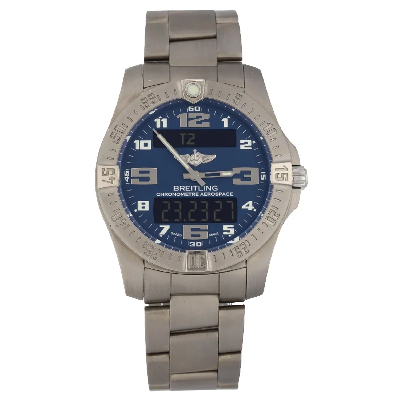 watch with perpetual calendar -  Breitling Aerospace Evo E79363 43mm Titanium Watch