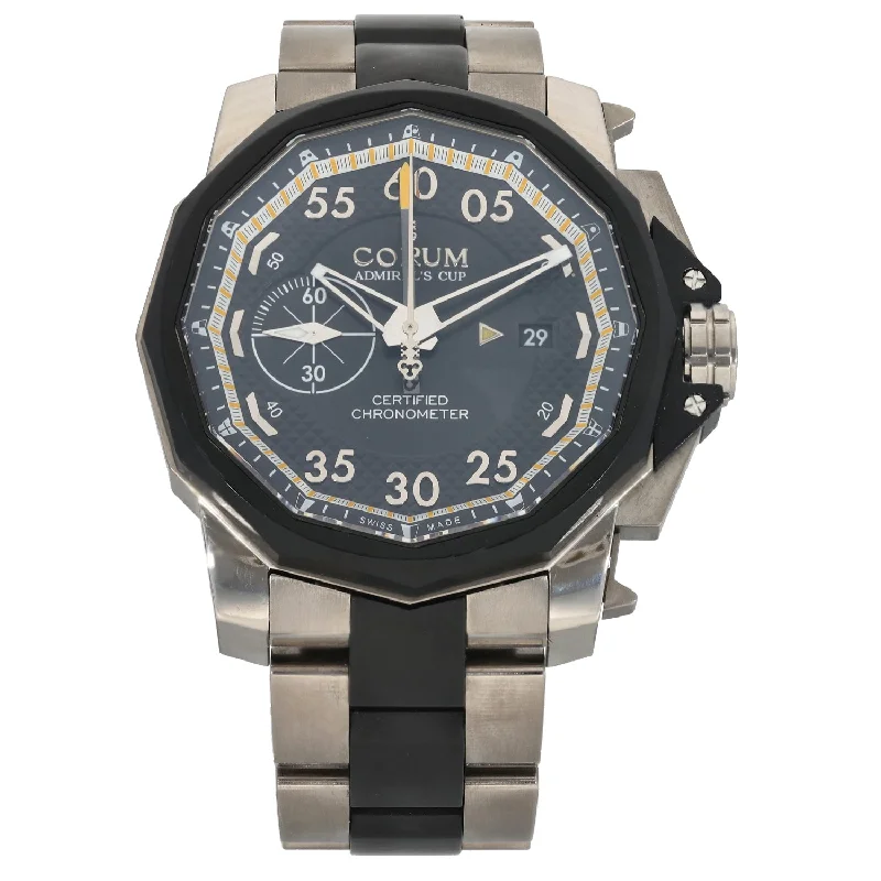 watch with casual bezel -  Corum Admirals Cup 960.101.04 48mm Bi-Colour Watch