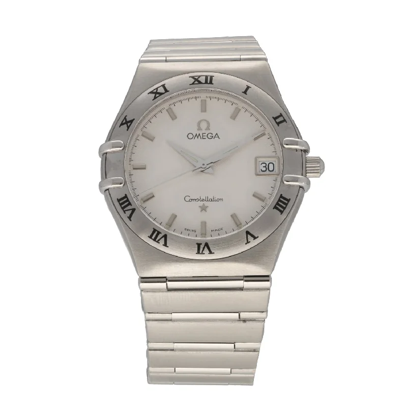 watch with casual case -  Omega Constellation 1552/862 34mm Stainless Steel Watch