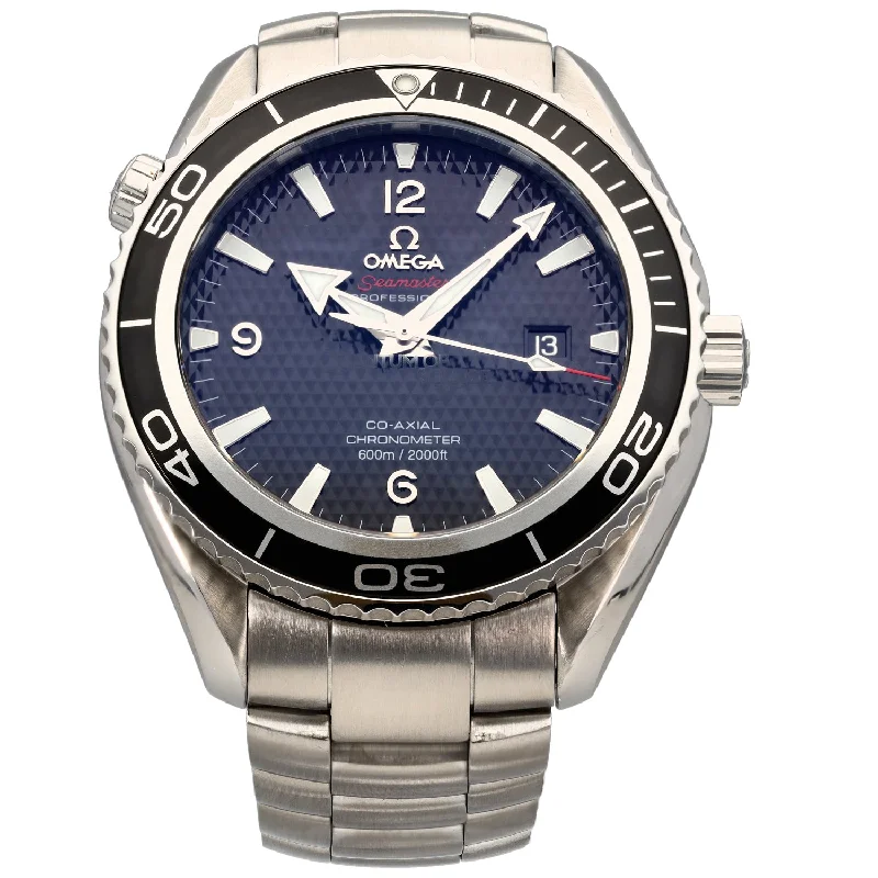 watch with solar power -  Omega Planet Ocean 43mm Stainless Steel Watch