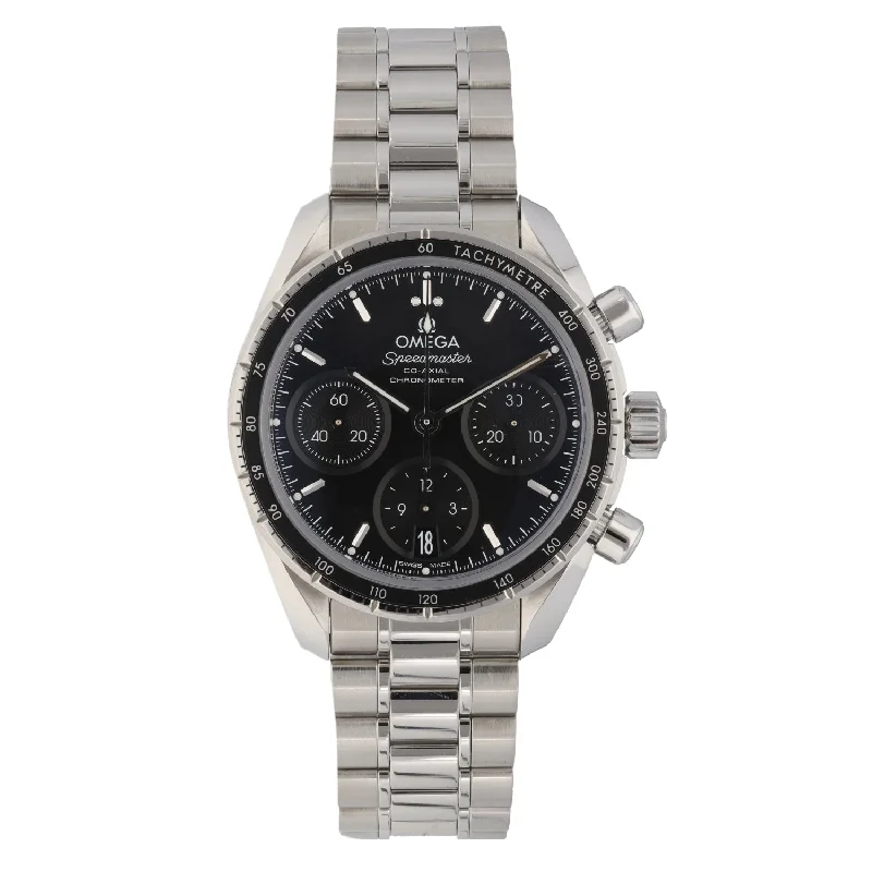 watch with modern bezel -  Omega Speedmaster 324.30.38.50.01.001 38mm Stainless Steel Watch