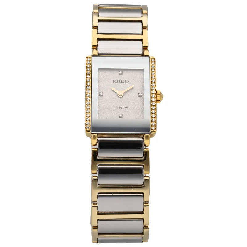 watch with luxury case -  Rado Jubilee 153.0339.3 19mm Bi-Colour Watch