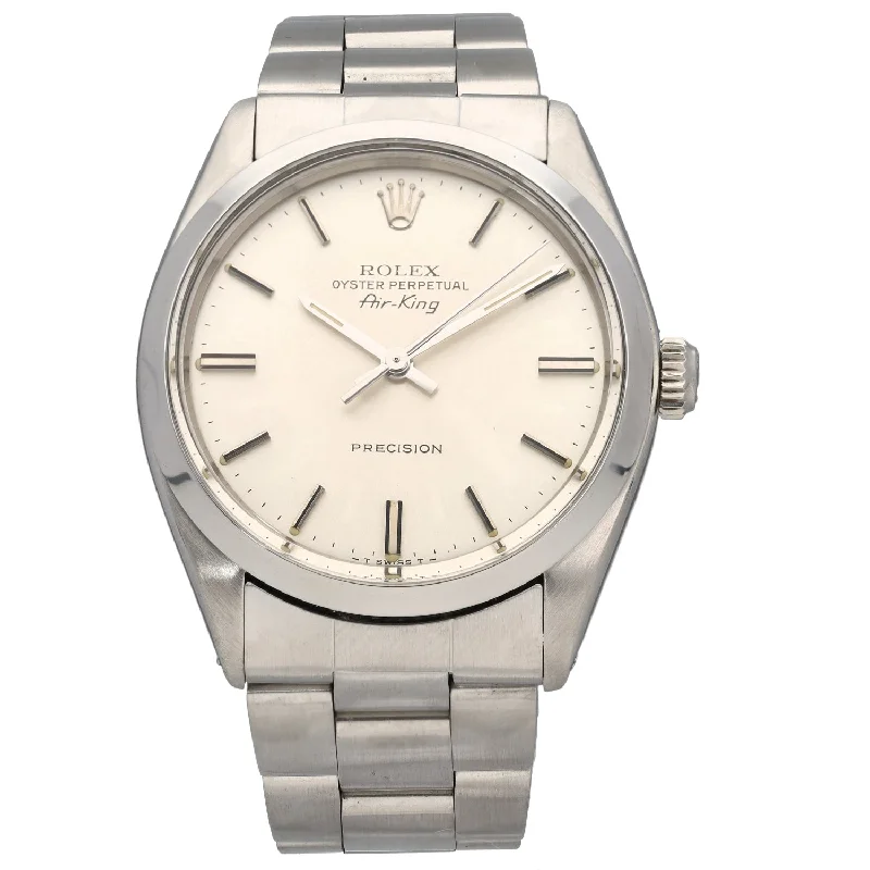 watch for running -  Rolex Air King 5500 34mm Stainless Steel Watch