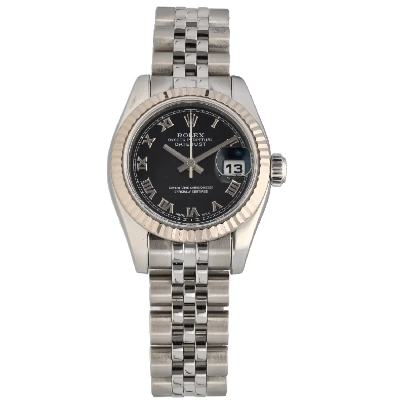 watch with durable case -  Rolex Lady Datejust 179174 26mm Stainless Steel Watch