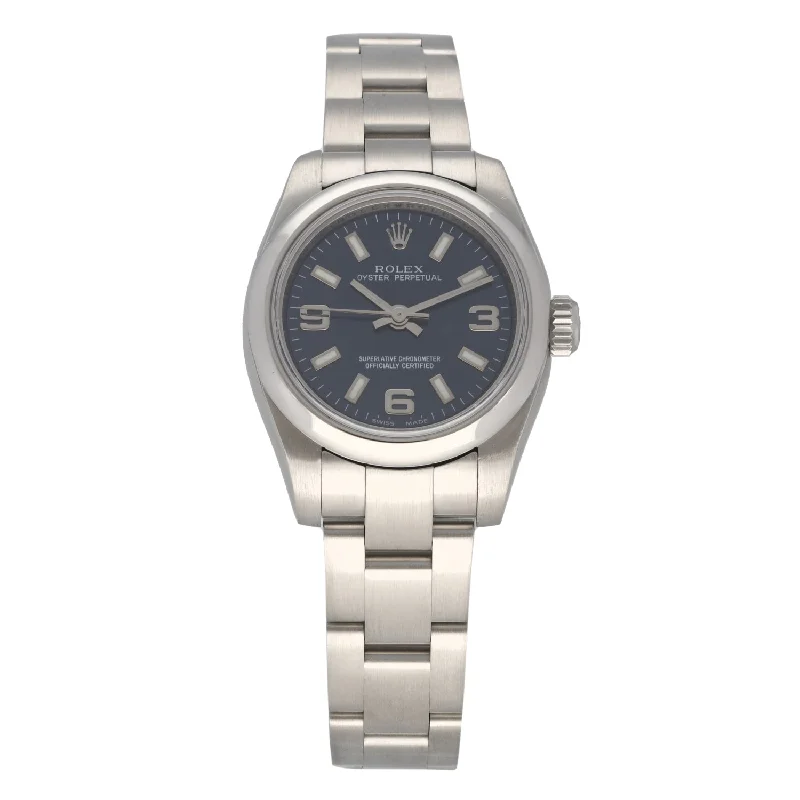 watch with analog display -  Rolex Oyster Perpetual 176200 26mm Stainless Steel Watch