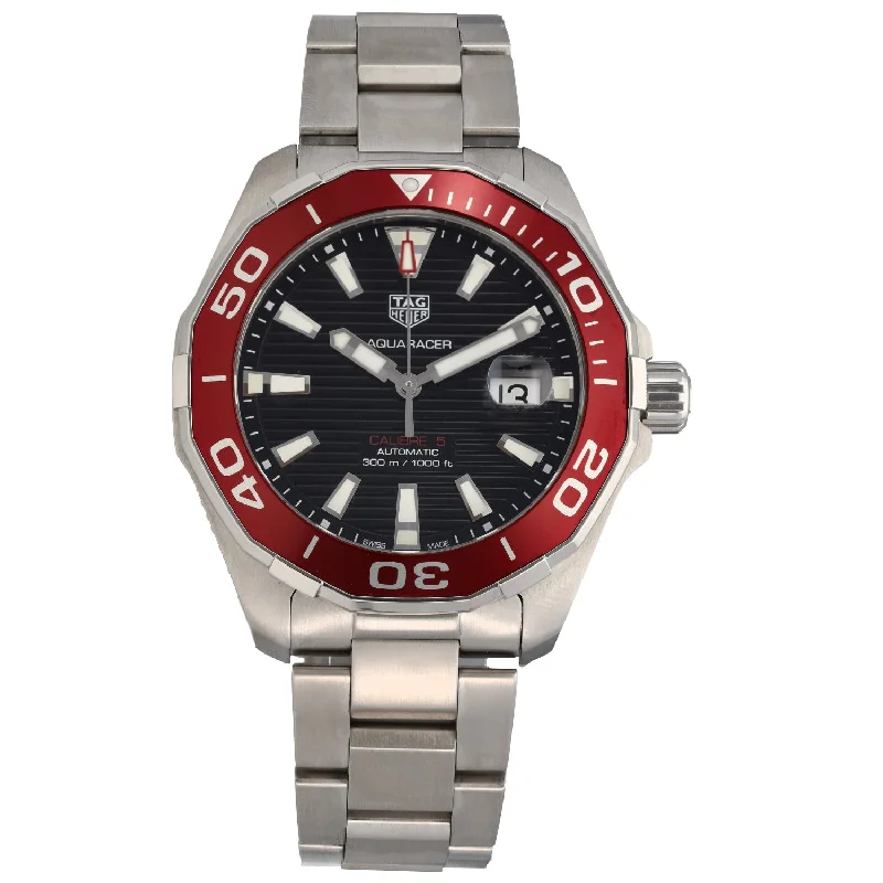 watch under 100 dollars -  Tag Heuer Aquaracer WAY201K 43mm Stainless Steel Watch