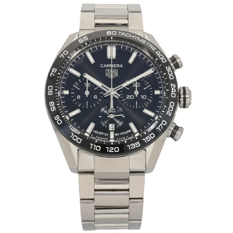 watch with waterproof rating -  Tag Heuer Carrera CBN2A1B 43mm Stainless Steel Watch