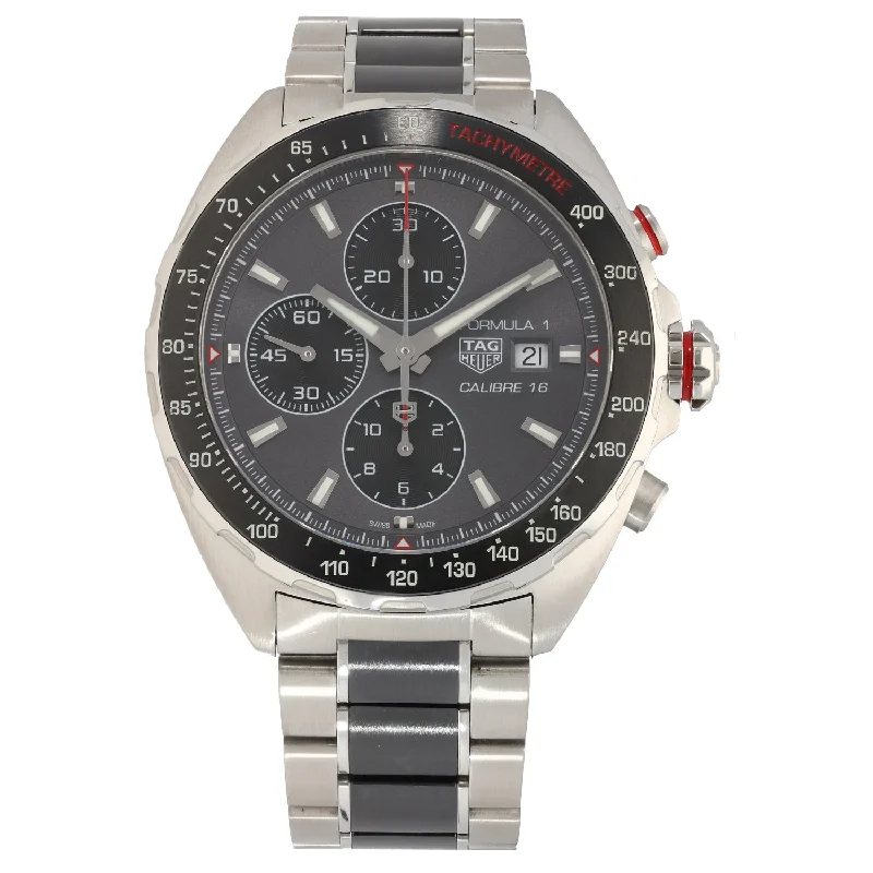 watch with sport leather -  Tag Heuer Formula 1 CAZ2012-0 44mm Stainless Steel Watch