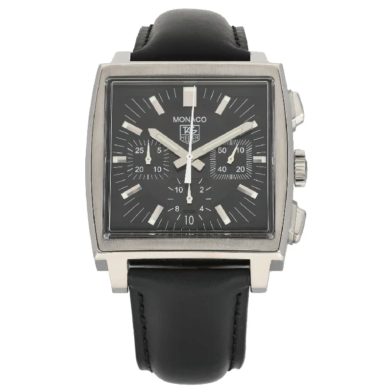 watch under 300 dollars -  Tag Heuer Monaco CW2111-0 38mm Stainless Steel Watch